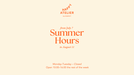 Summer Hours at Happy Atelier