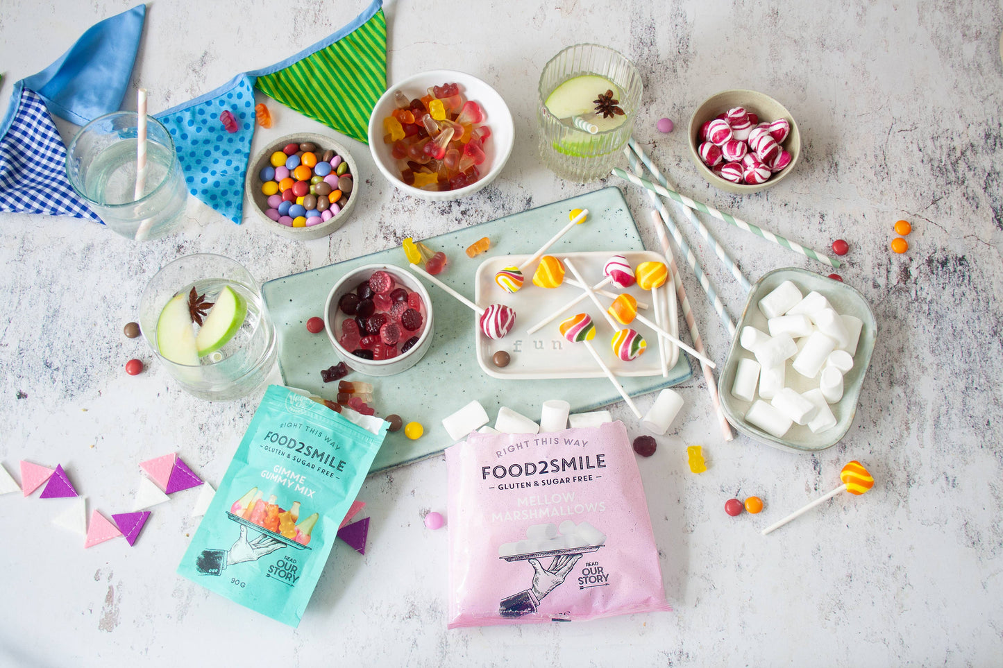 Sugar-free marshmallows | Mellow Marshmallows 50 gram