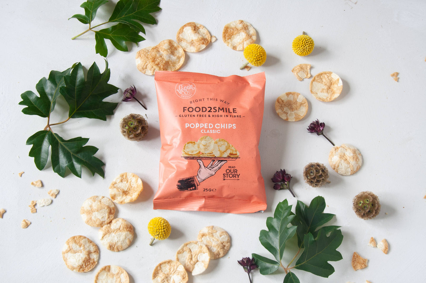 Natural protein chips | Popped Chips Classic 25 gram