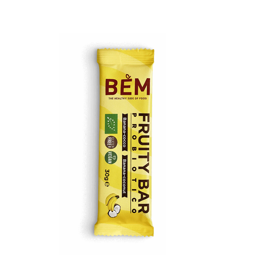 BEM Organic Coconut and Banana Probiotic Soft Bar 30g