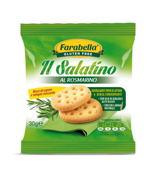 Gluten Free Crackers With Rosemary 30g x 16