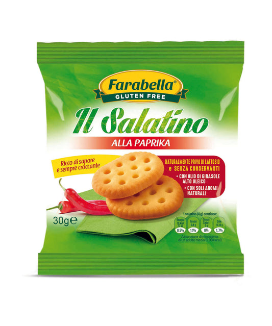 Gluten-Free Crackers With Paprika 30g x 16 Made in Italy
