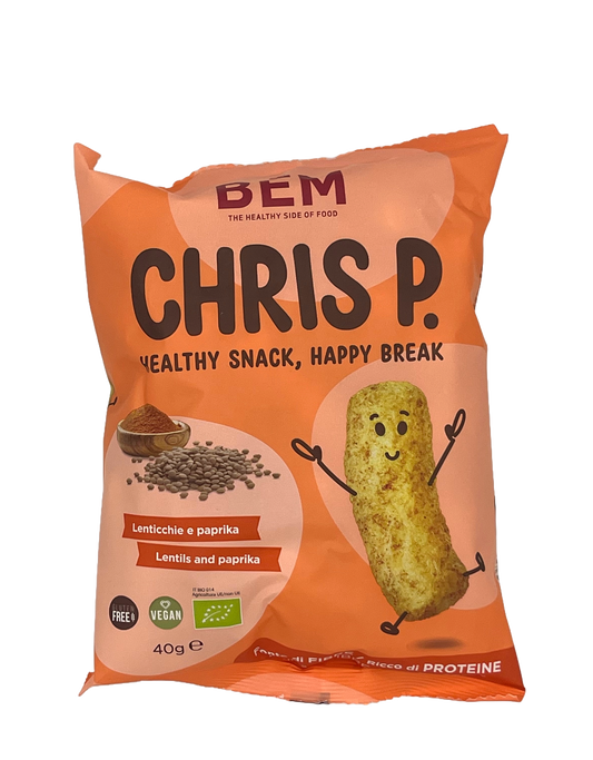 Chris.P Organic Paprika Lentils BEM 40g