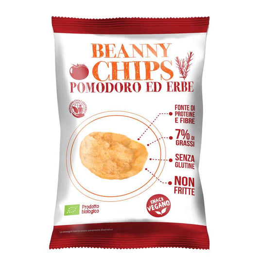 Beanny Chips Organic Tomato and Herb NEW SNACKS 40g