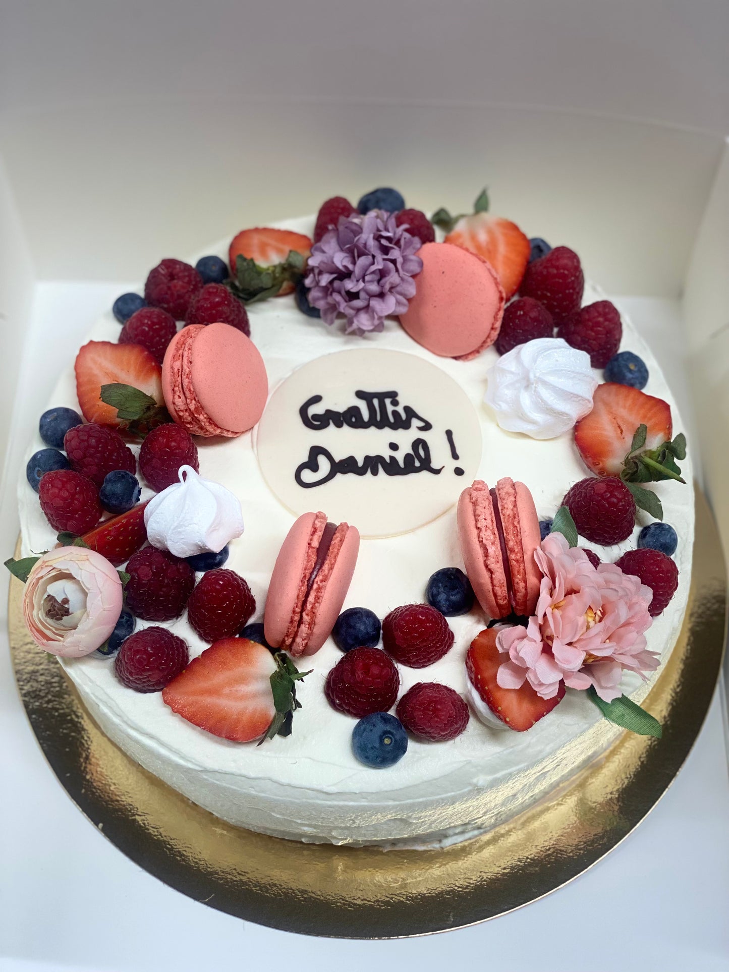 Gluten-Free Wedding Cake (Bröllopstårta) - 18 Pieces