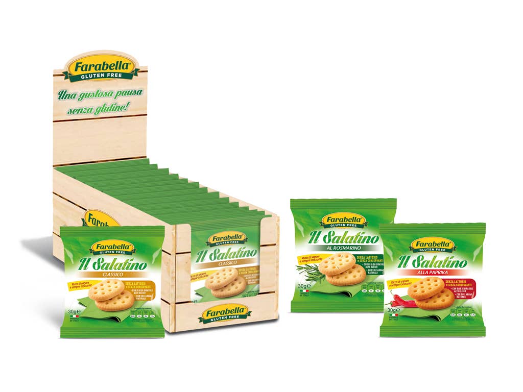 Gluten Free Crackers With Rosemary 30g x 16