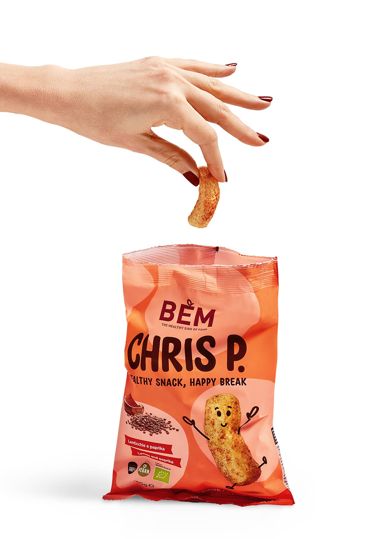 Chris.P Organic Paprika Lentils BEM 40g