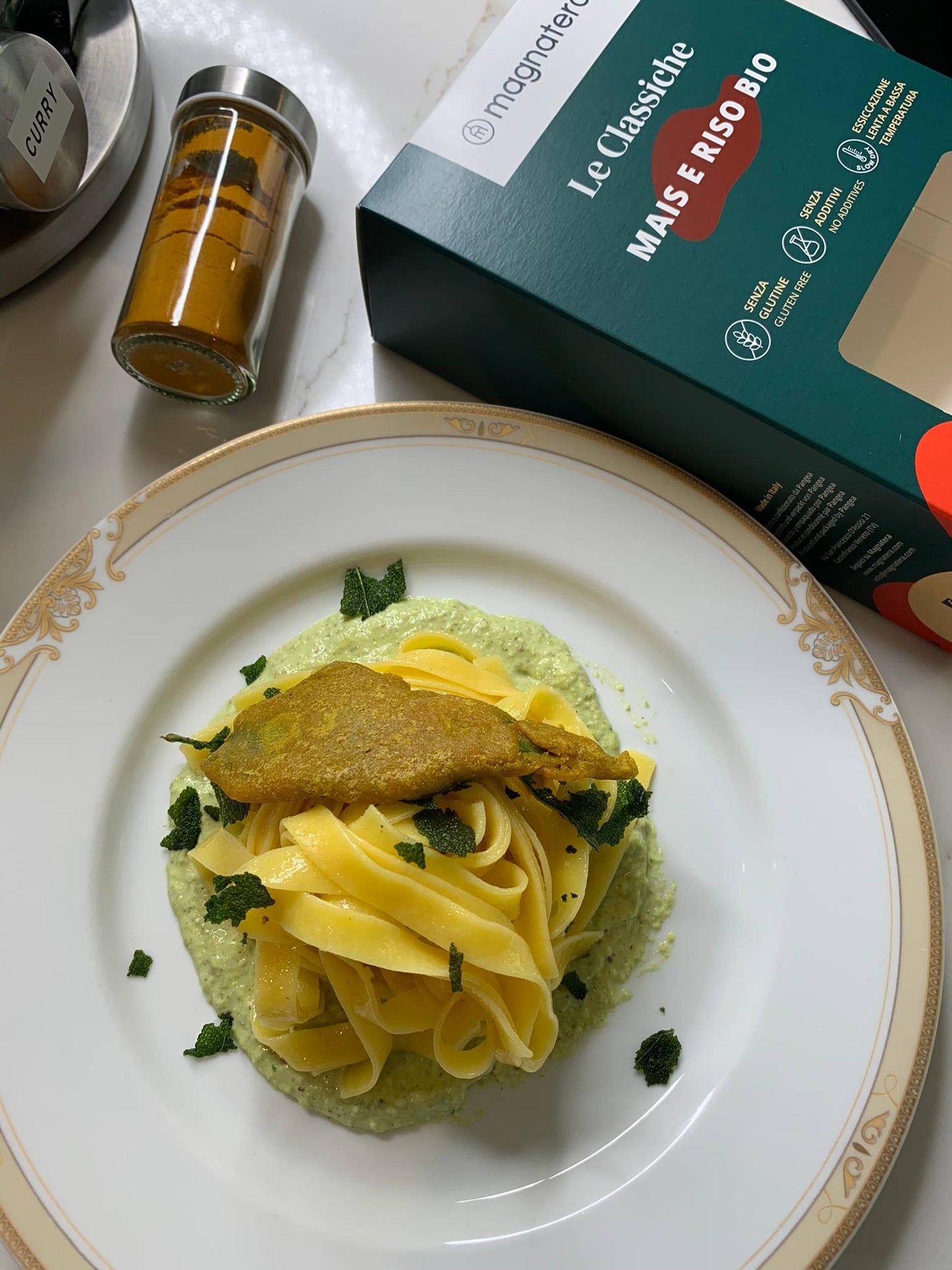 GLUTEN-FREE TAGLIATELLE PASTA, CORN AND ORGANIC RICE made in Italy