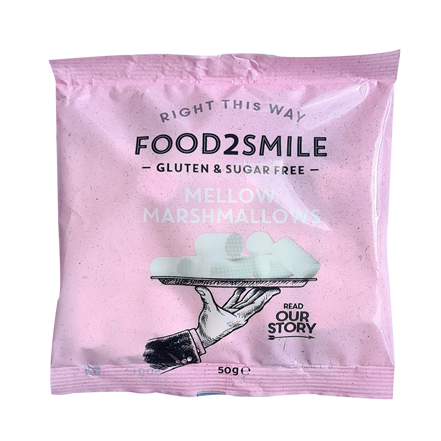 Sugar-free marshmallows | Mellow Marshmallows 50 gram